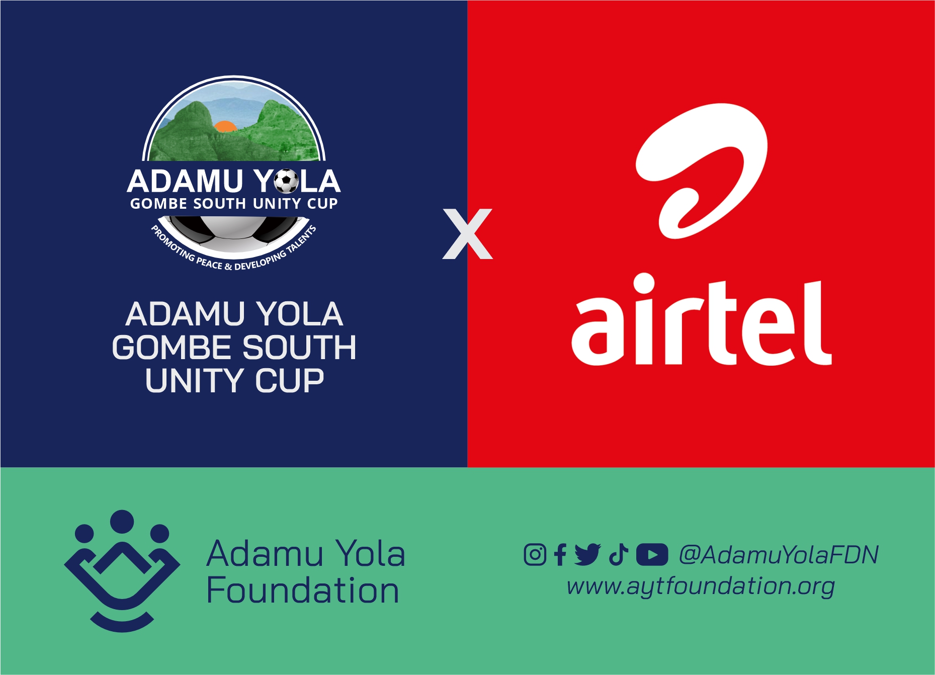 8th Adamu Yola Gombe South Unity Cup Announces Exciting Partnership with Airtel